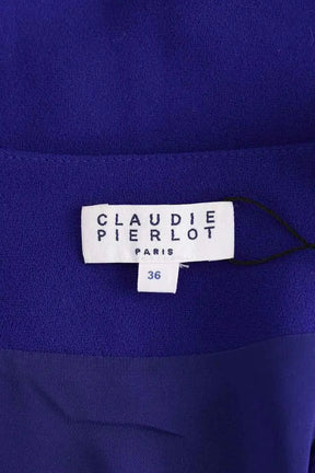 Robe Claudie Pierlot Bleu en Synthétique