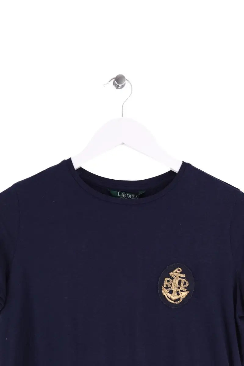 T-shirt Ralph Lauren Marine en Coton