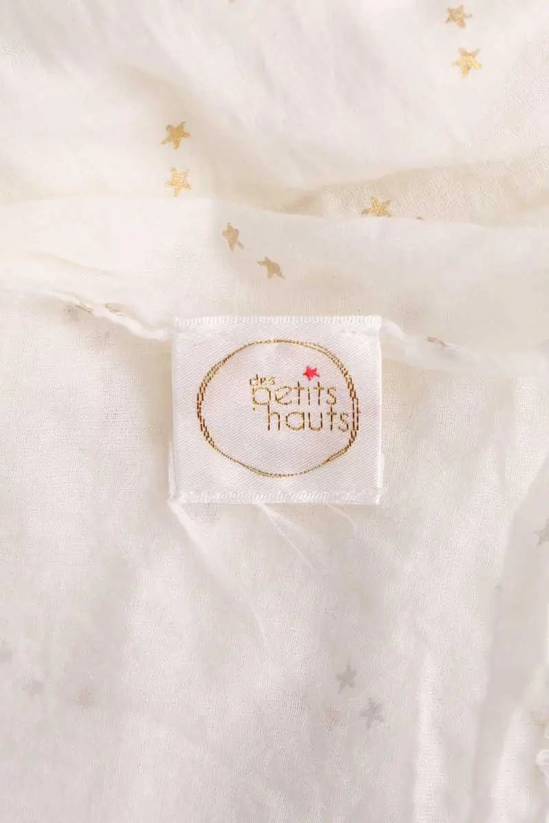 Écharpe Des Petits Hauts Blanc en Coton