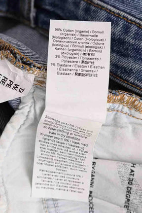 Jean droit Ganni Bleu en Coton