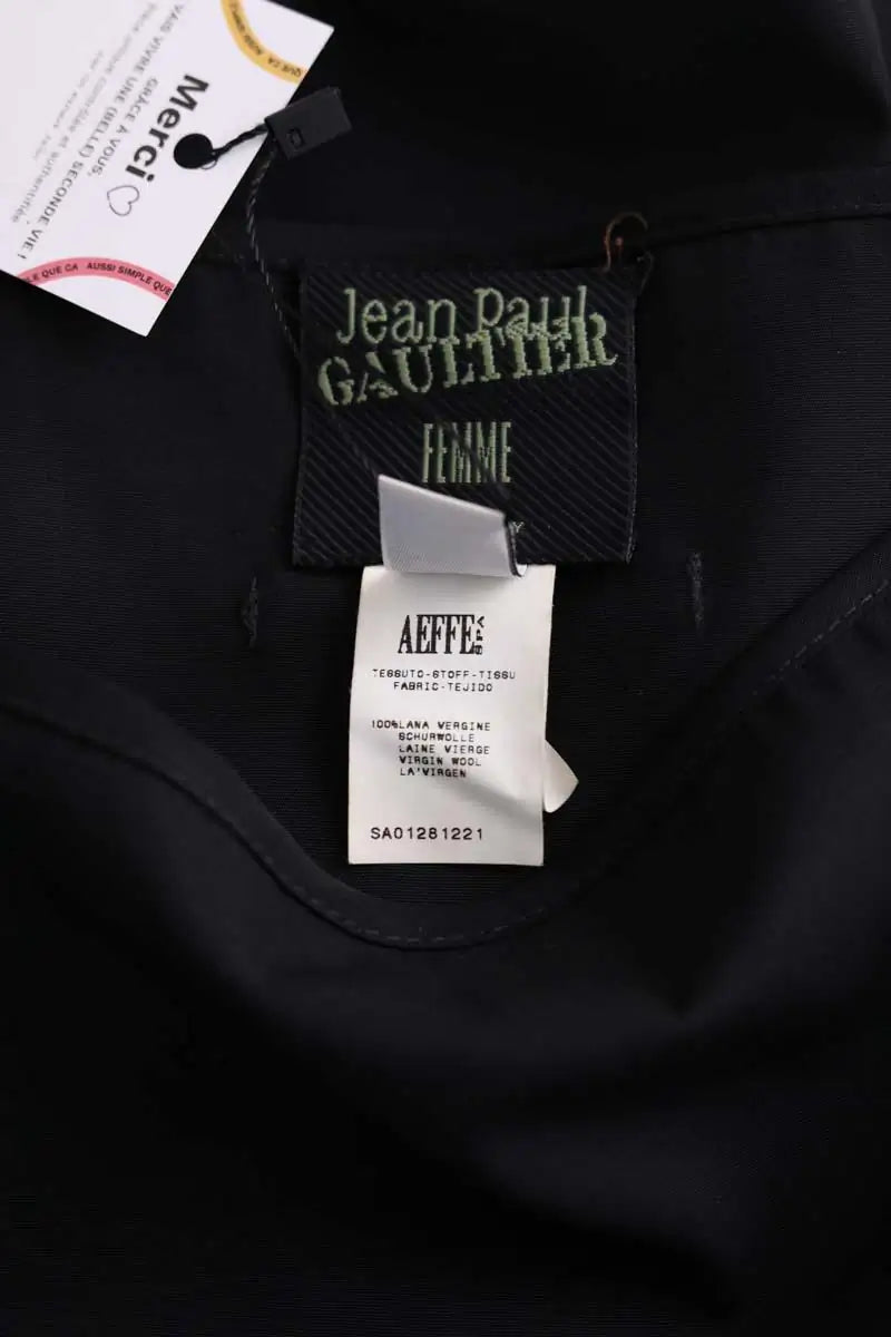 Jupe Jean Paul Gaultier Noir en Laine