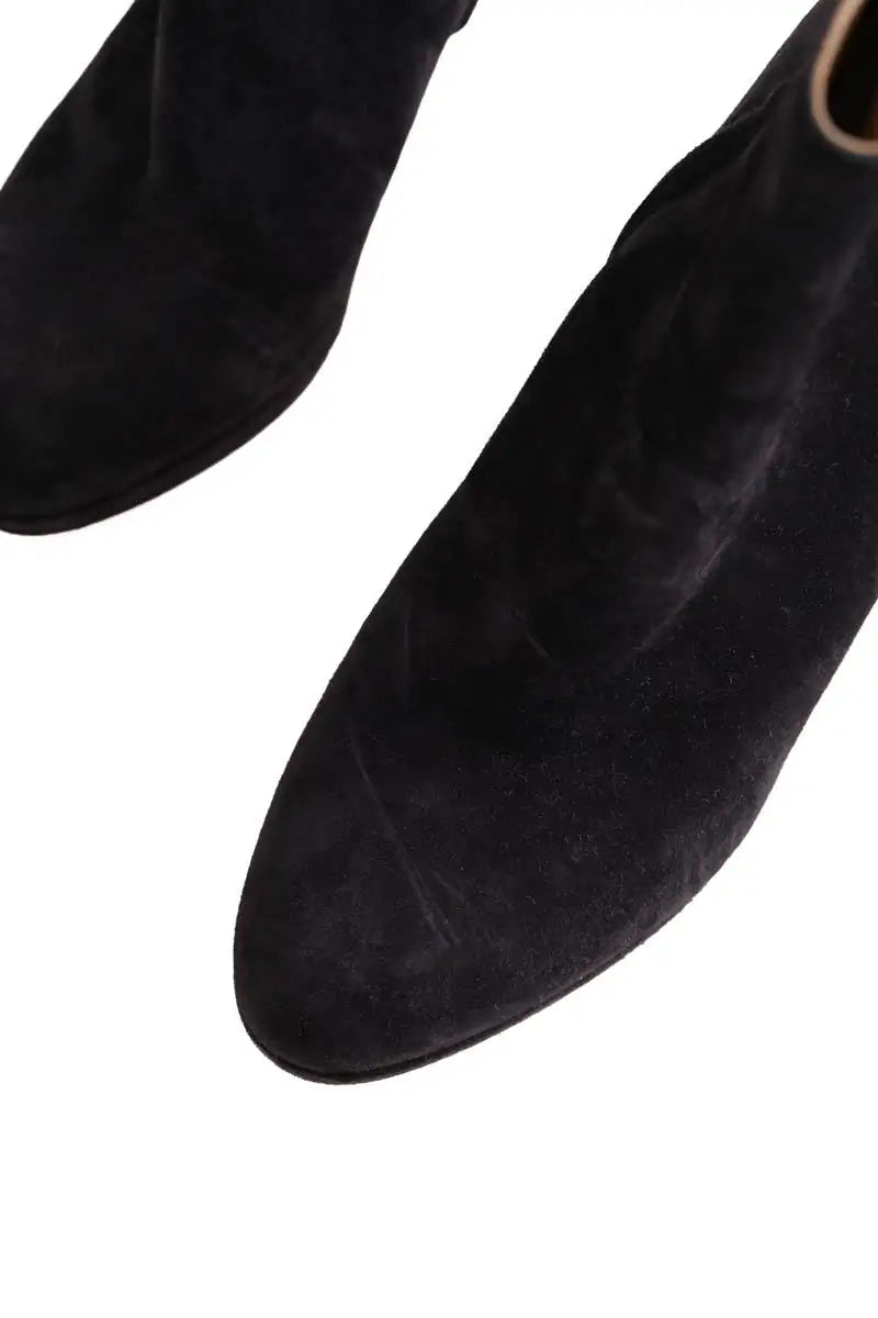 Boots Sergio Rossi Noir en Cuir