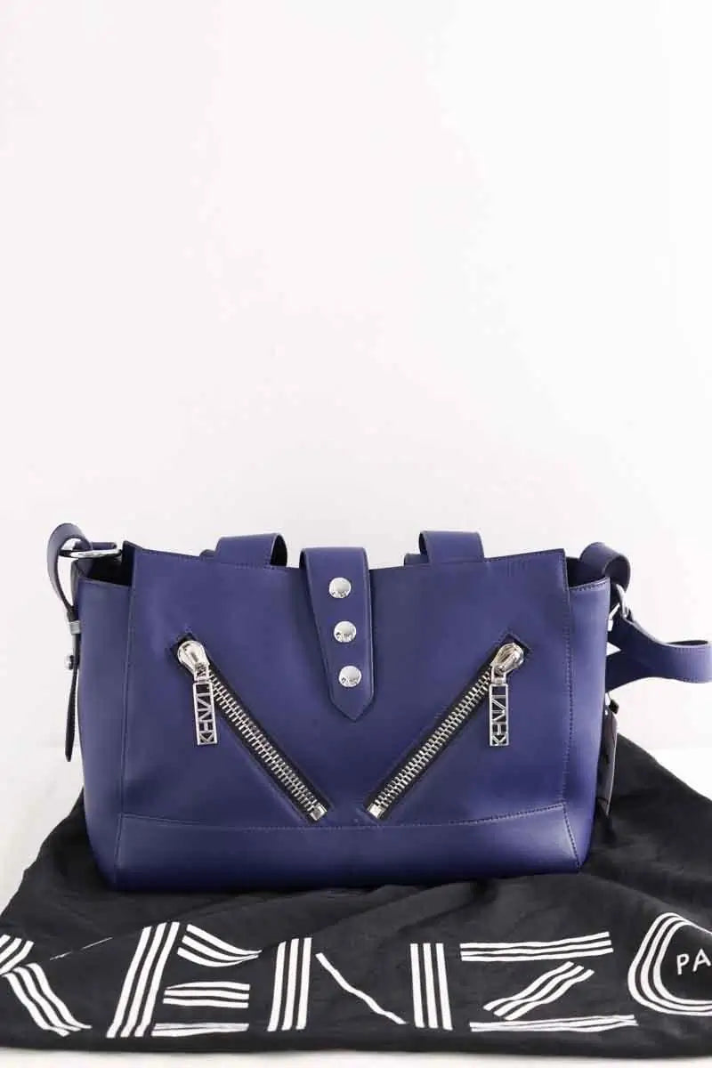 Sac à main Kenzo Bleu en Synthétique