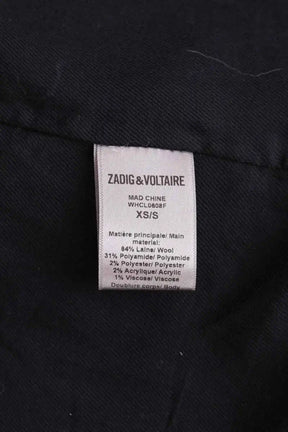 Manteau Zadig & Voltaire Mad chine Marron en Laine