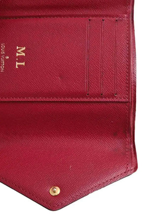 Portefeuille Louis Vuitton Marron en Cuir