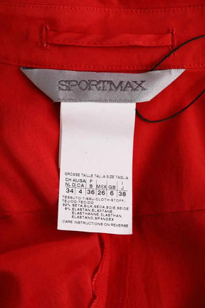 Robe Sportmax Rouge en Soie