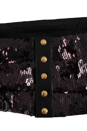 Top sans manche Louis Vuitton Marron en Paillettes