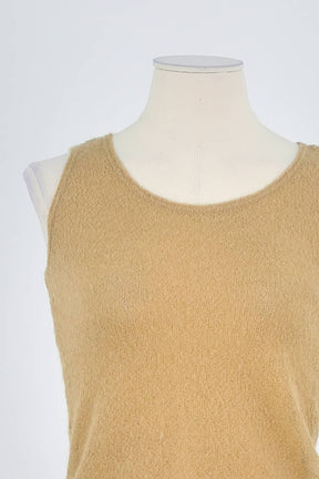 Top sans manche Plein Sud  Beige