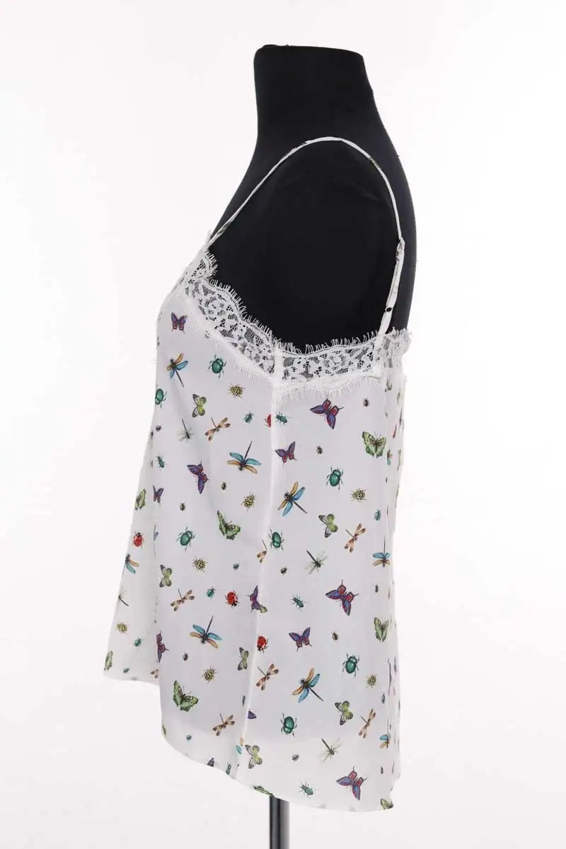 Top sans manche The Kooples Blanc en Synthétique