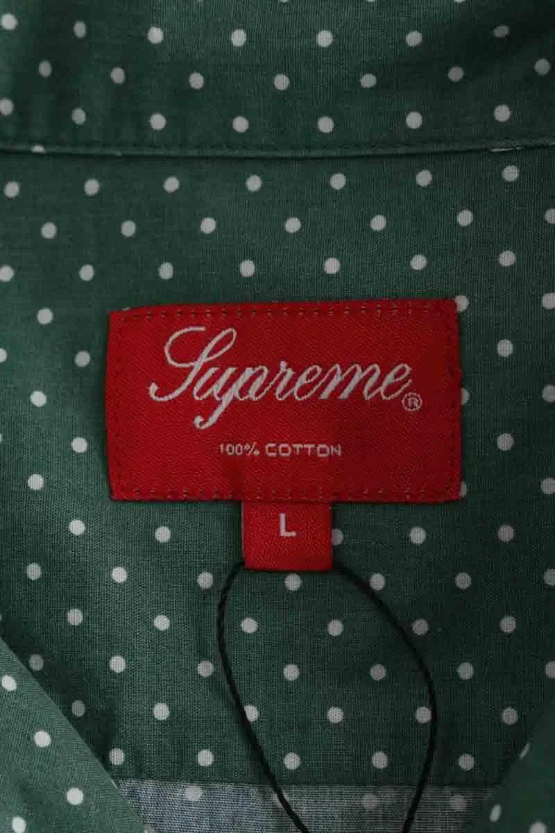 Chemise Supreme Vert en Coton