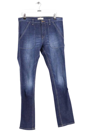Jean droit Ba&Sh Bleu en Coton, taille XS - Seconde Main