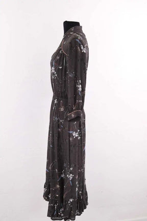 Robe Ba&Sh Faustine Gris en Synthétique