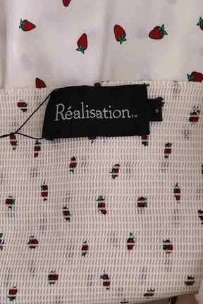 Robe Réalisation Blanc en Soie