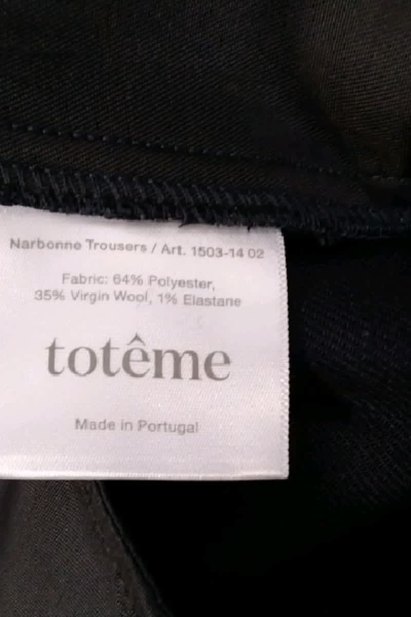 Pantalon slim Totême  Marine
