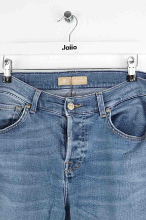 Slim 7 For All Mankind  Bleu