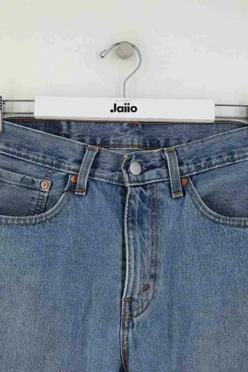 Jean droit Levi's 505 Bleu en Coton