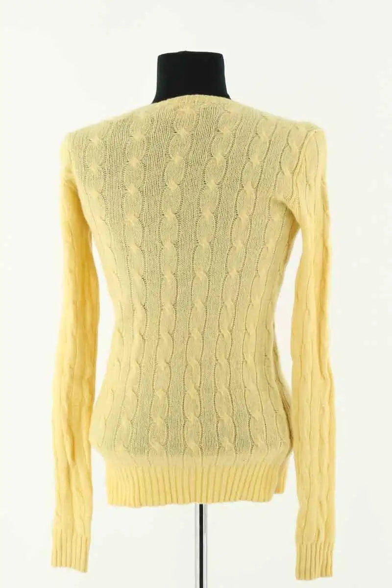 Pull Ralph Lauren Jaune en Laine