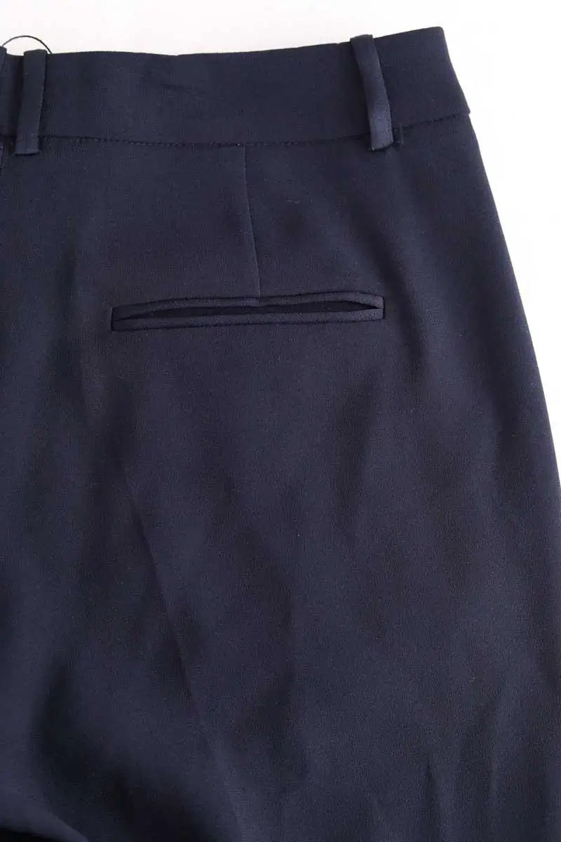 Pantalon droit Claudie Pierlot Bleu en Synthétique