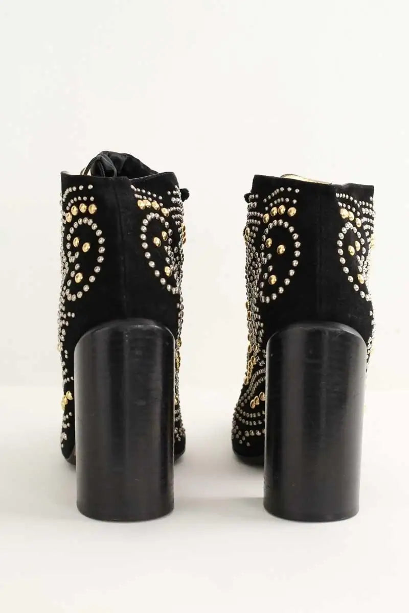 Boots à lacets Walter Steiger  Noir