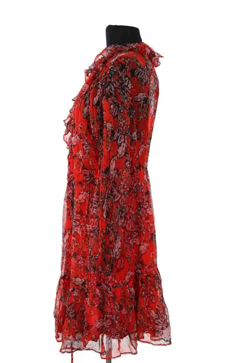 Robe Iro Pacify Rouge en Viscose