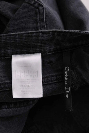 Jean slim Dior Gris en Coton