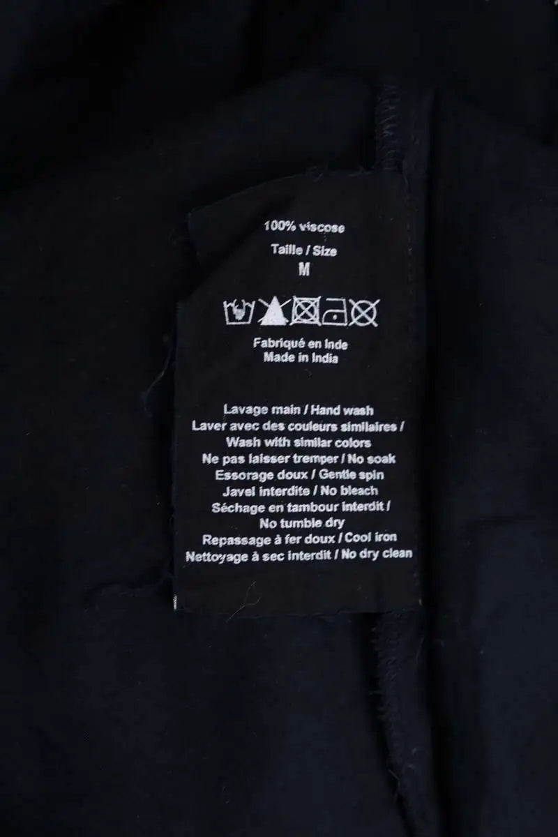 Blouse Leon & Harper Noir en Cachemire