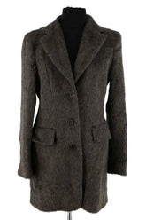 Manteau Max Mara Gris en Laine, taille S - Seconde Main