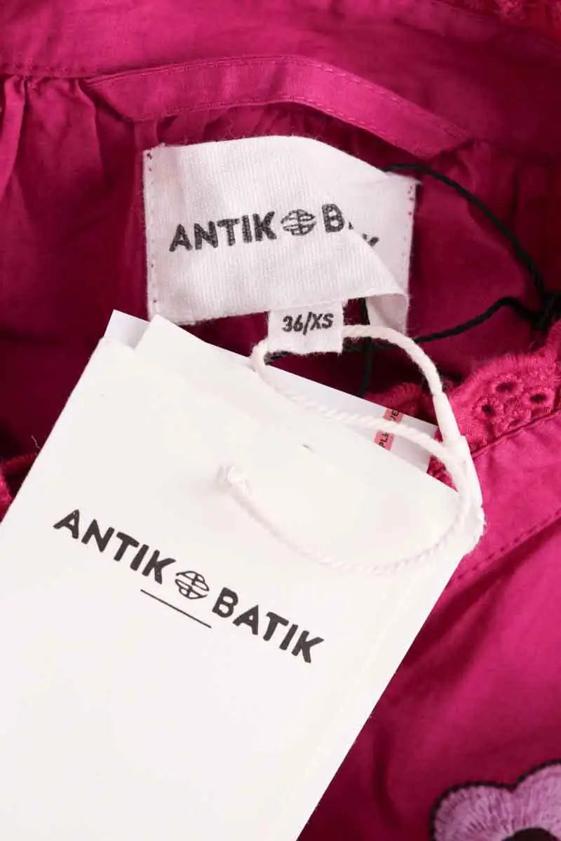 Robe Antik Batik Violet en Coton