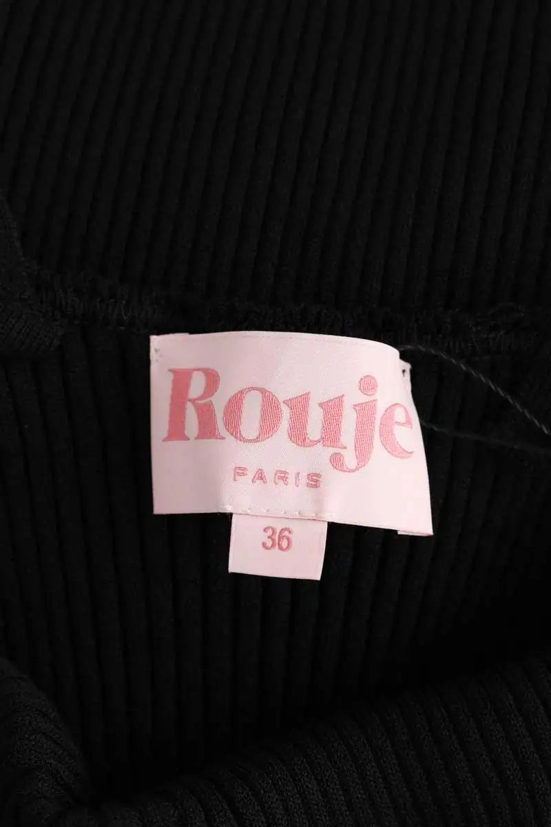 Robe Rouje Noir en Viscose