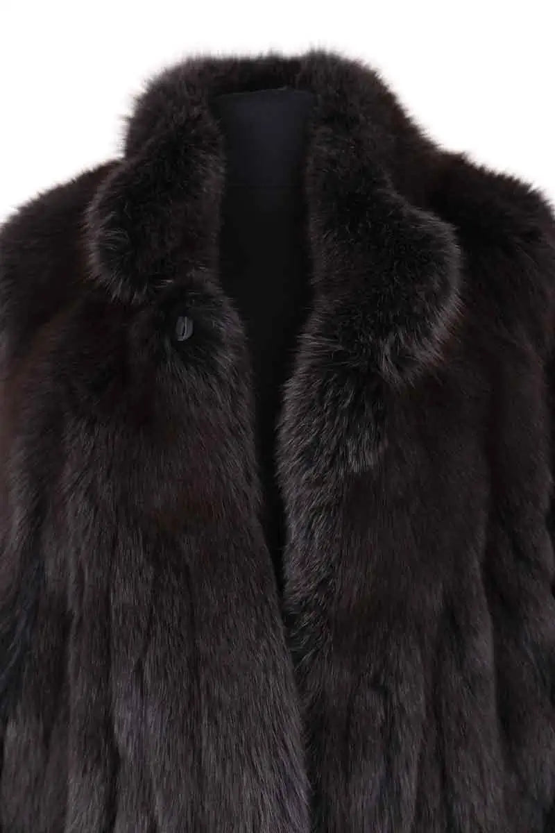 Manteau Other Brand Noir en Fourrure