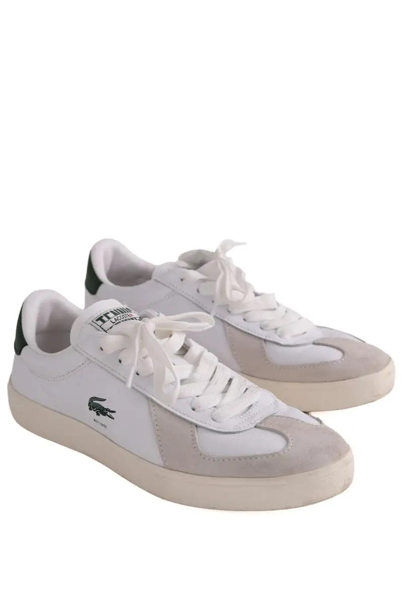 Baskets Lacoste Blanc en Cuir