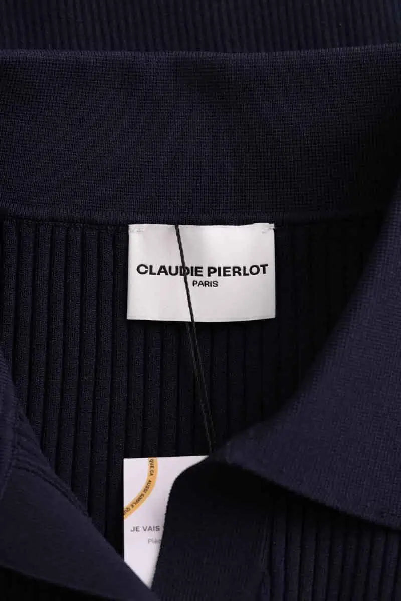 Top Claudie Pierlot Marine en Viscose