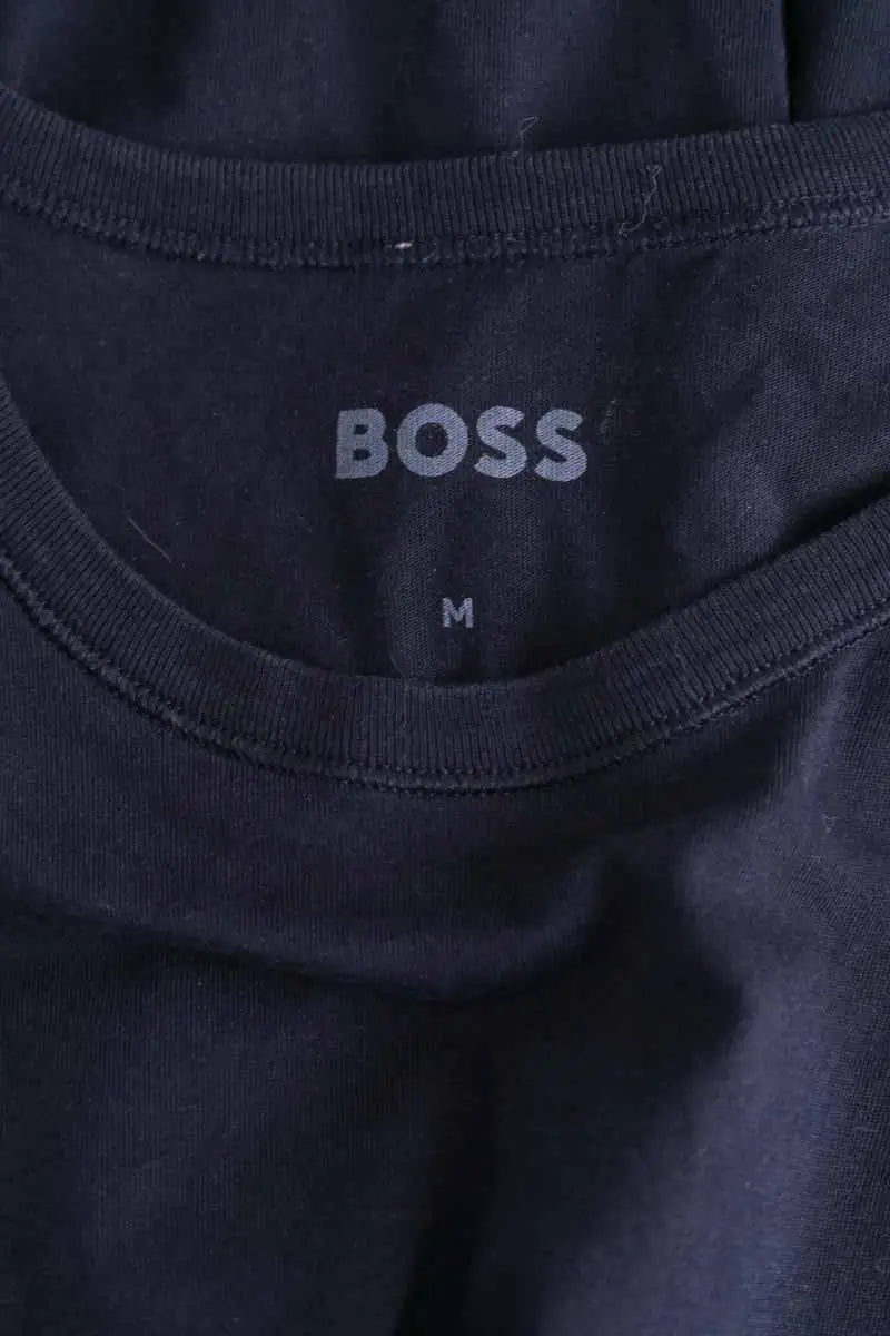 T-shirt Hugo Boss Bleu en Coton