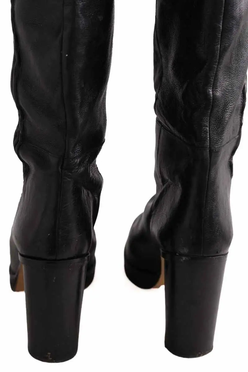 Bottes cuissardes  Isabel Marant Noir en Cuir
