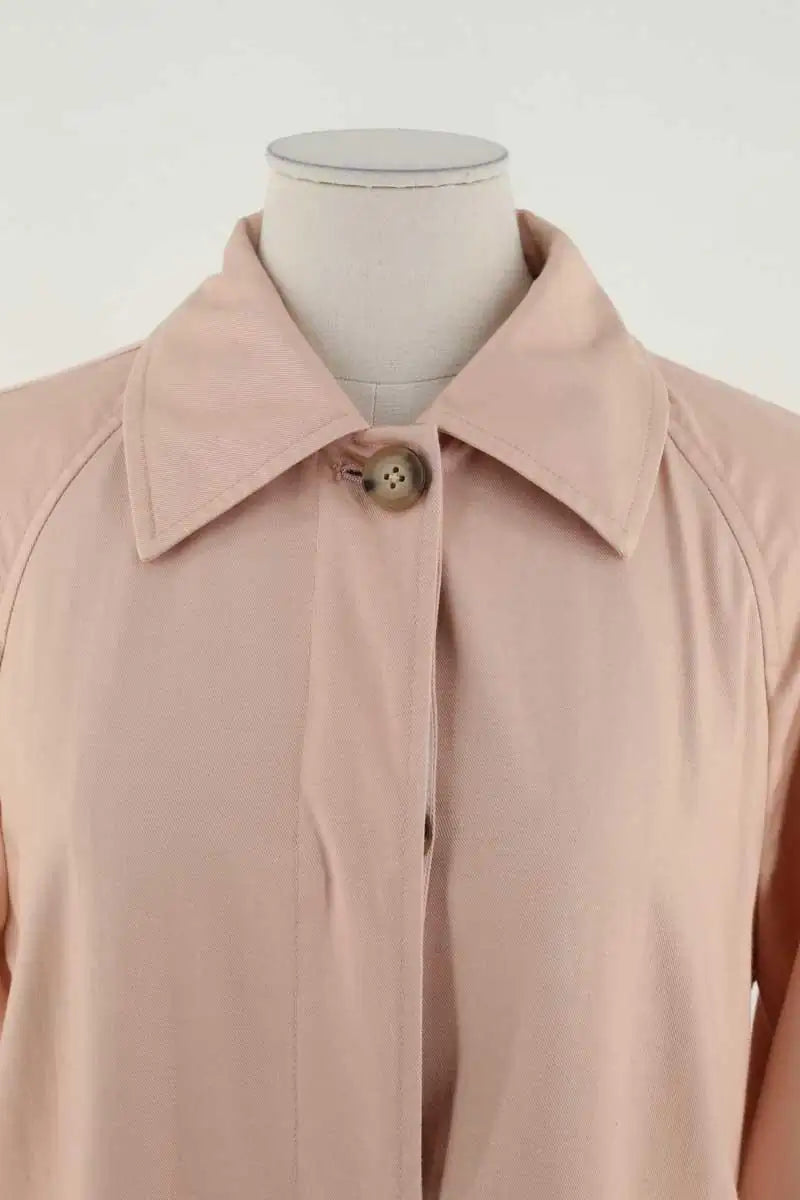 Trench-coat Calvin Klein Rose en Synthétique