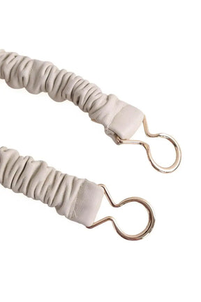 Ceinture Idano Ecru en Cuir
