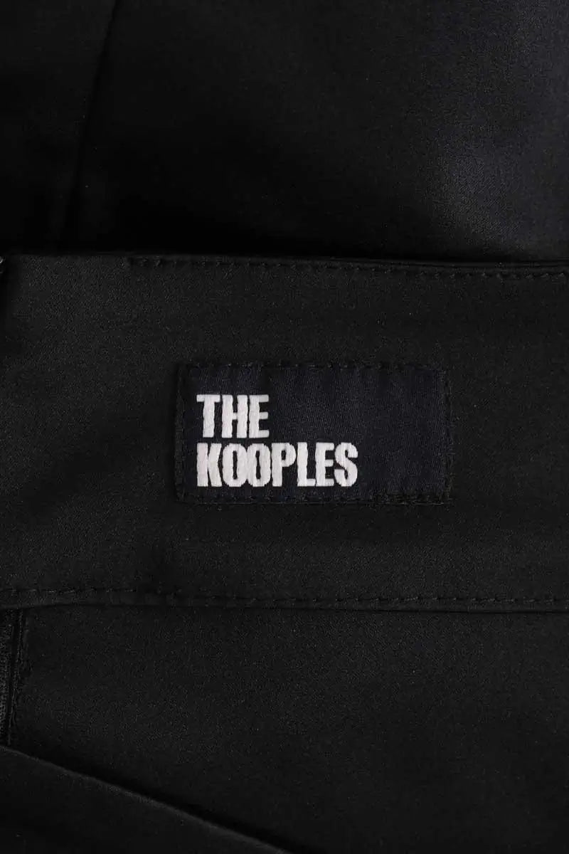 Jupe plissée The Kooples Noir en Synthétique