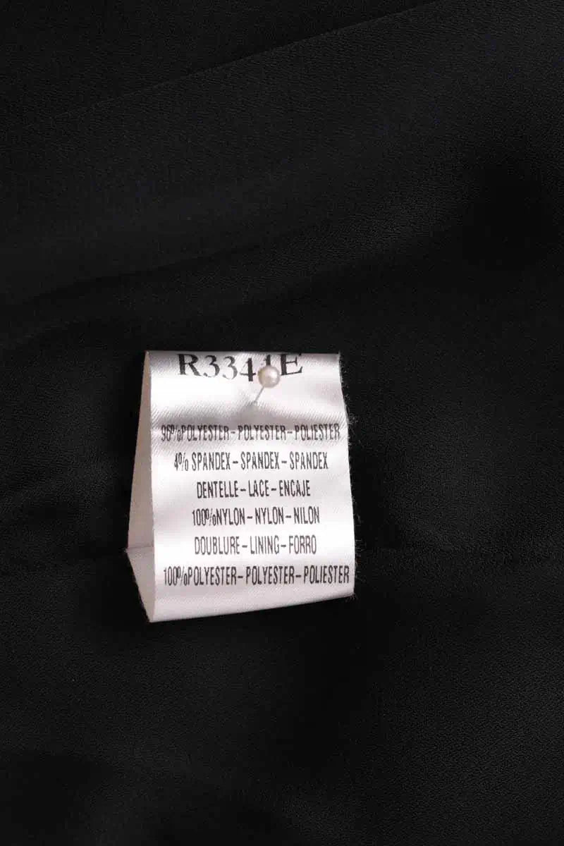 Robe Sandro Noir en Synthétique