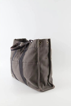 Sac à main Hermès Toto Gris en Coton