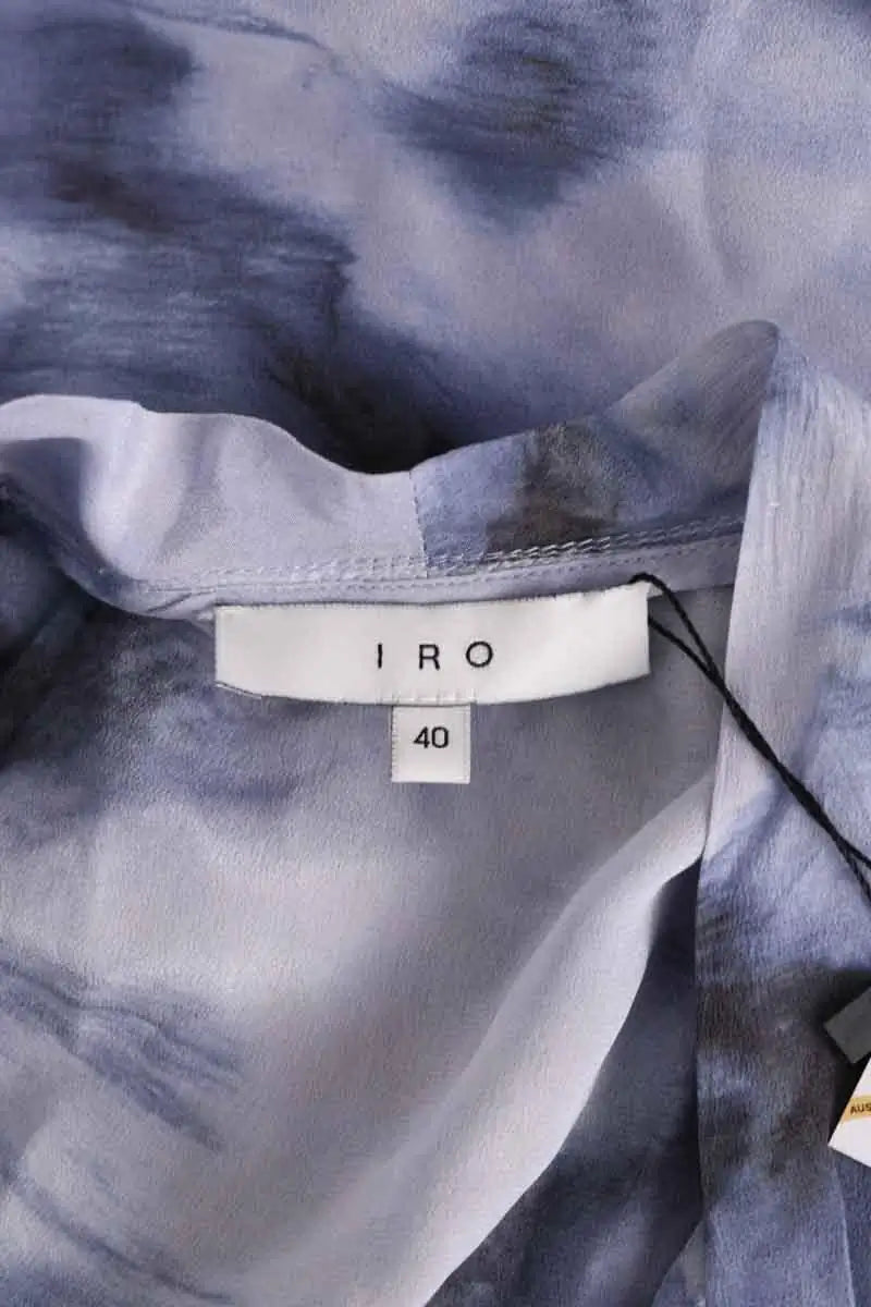 Top Iro Orphee Bleu en Soie