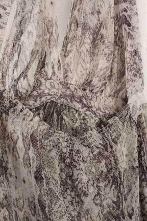 Robe Maje  Gris