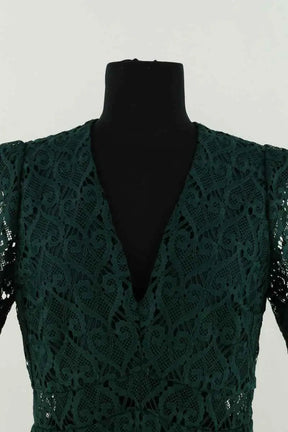 Robe Sandro Vert en Synthétique