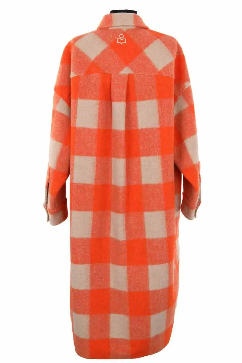 Manteau Isabel Marant Orange en Synthétique
