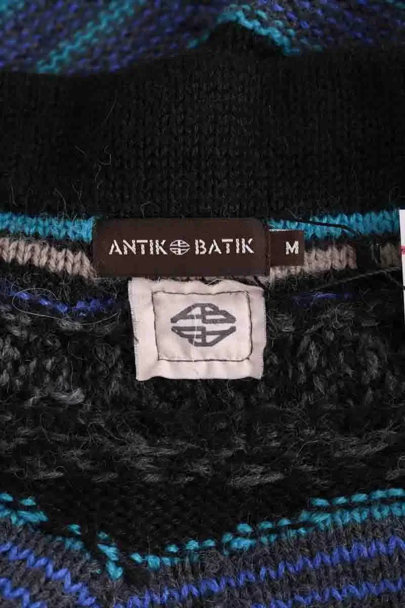 Cardigan laine Alpaga Antik Batik Multicolore en Laine