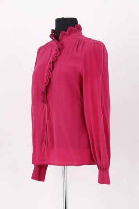 Chemise Sézane Rose en Soie