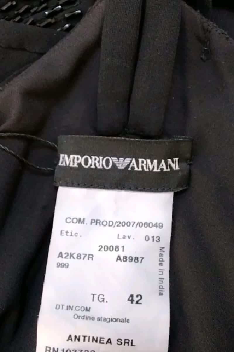 Tops sans manche Armani  Noir