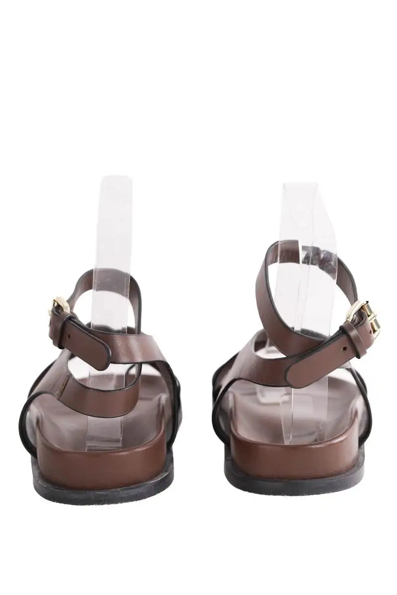 Sandales A.EMERY Marron en Cuir