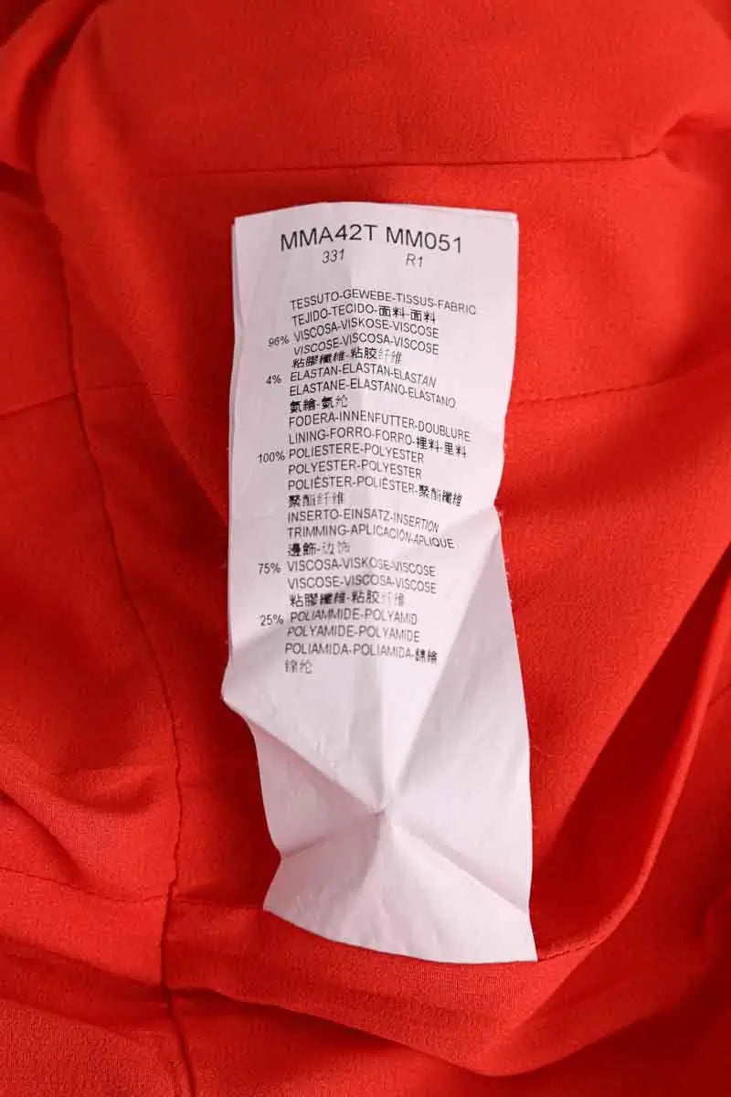 Robe Giorgio Armani Rouge en Viscose