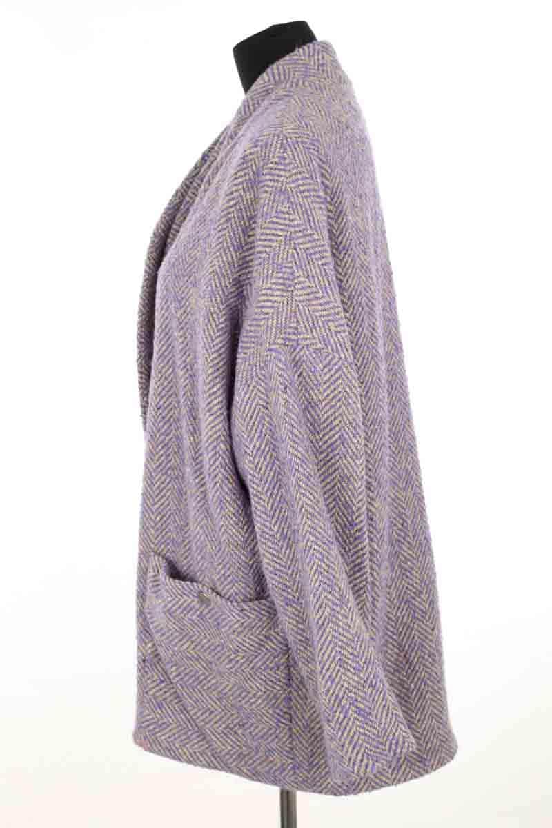 Veste Six Soeurs Violet en Laine