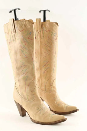 Santiags Chloé  Beige